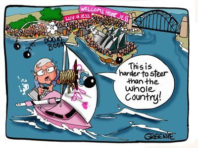 David Green the editorial political cartoonist.   Political and editorial cartoons, all these cartoons have previously been published throughout Australia in various papers over the years.