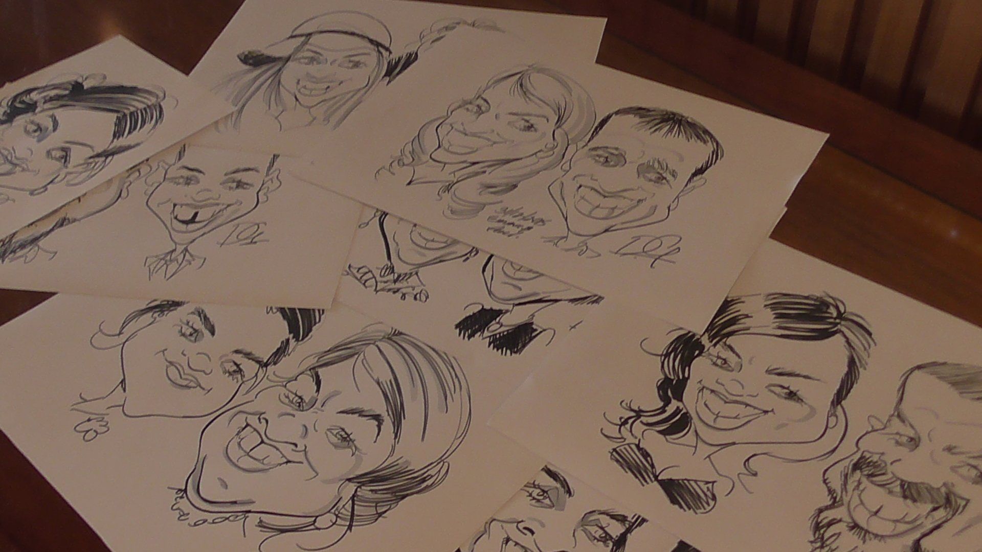 entertainment caricatures by caricature artist David Green