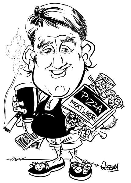 budget caricature by David Green cartoonist