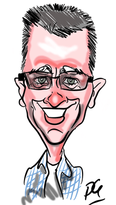 digital caricatures by david Green