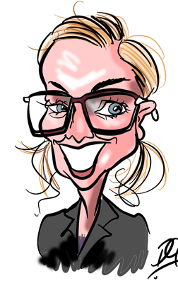 digital caricatures by david Green