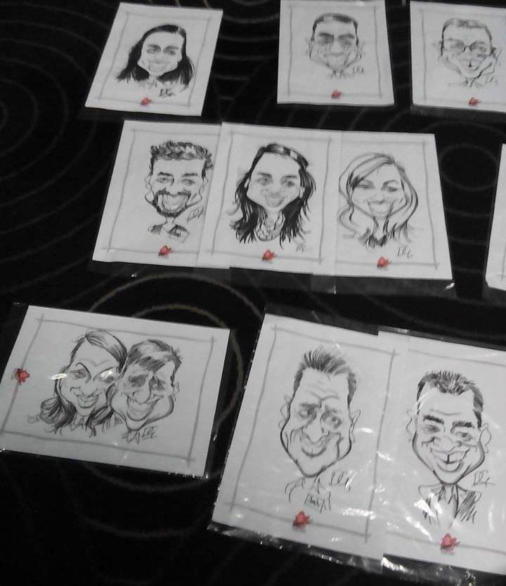 entertainment caricatures by caricature artist David Green