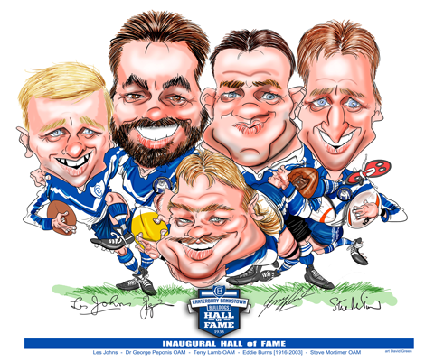 Caricature from photos by cartoonist David Green Gallery