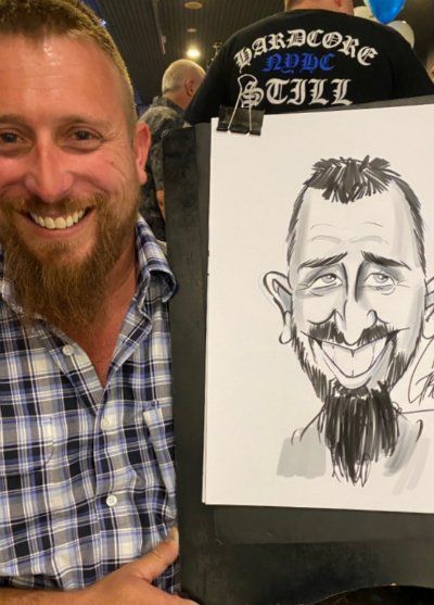 event hire cartoonist