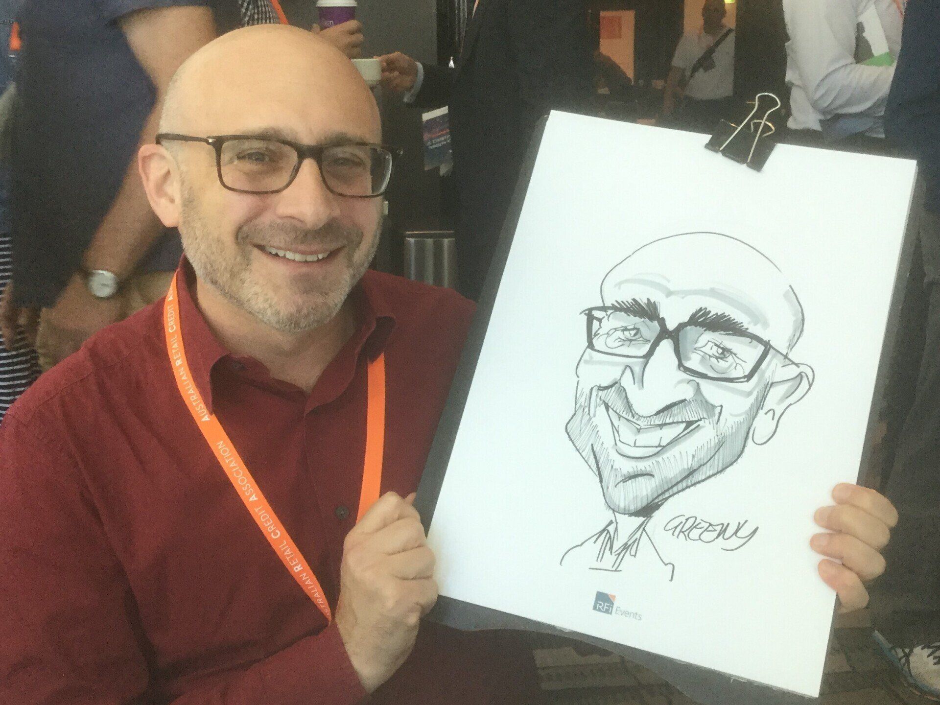 Event cartoonists caricatures at events