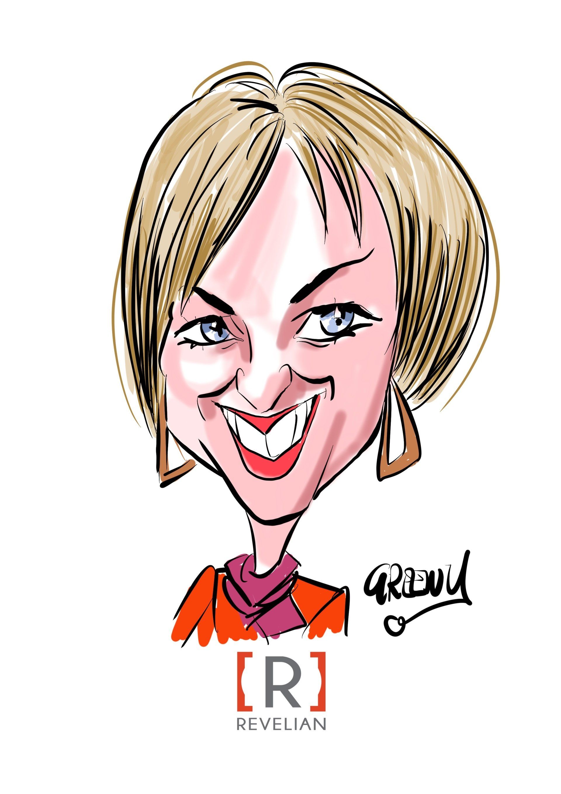 Digital Caricatures Event Hire | Caricature Drawing Order Online