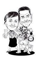 Digital Cartoons and Caricatures, Cartoon Drawings from David Green Caricatures