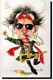 David Green Caricatures - Keef Richards