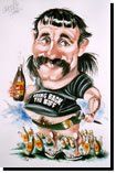 David Green Caricatures - Reg Reagan