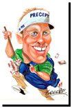 David Green Caricatures - Stuart Appleby