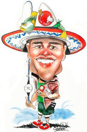 hand painted caricatures by australian cartoonist david green
