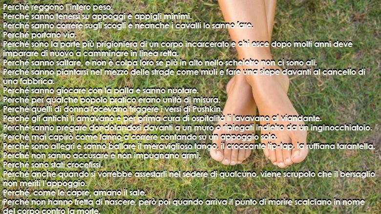 Rappresentazione grafica del benessere dei piedi