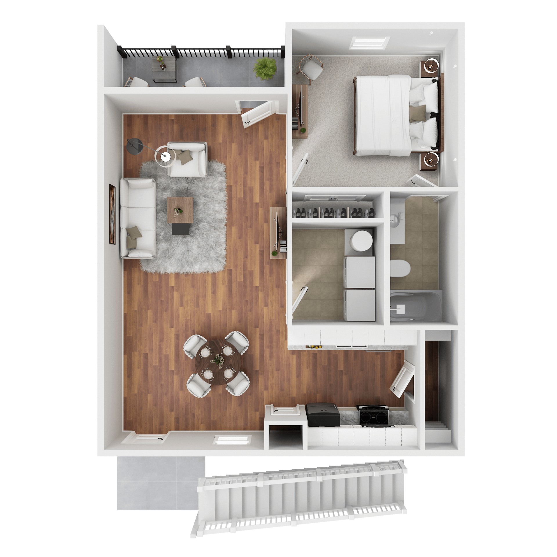 Tifton, Apartments for Rent / One & Two Bedroom Floor Plans