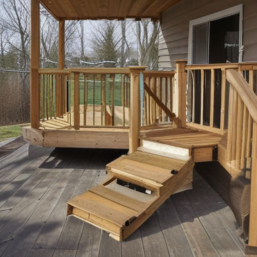 Cascading ramp with stair or ramp capabilities