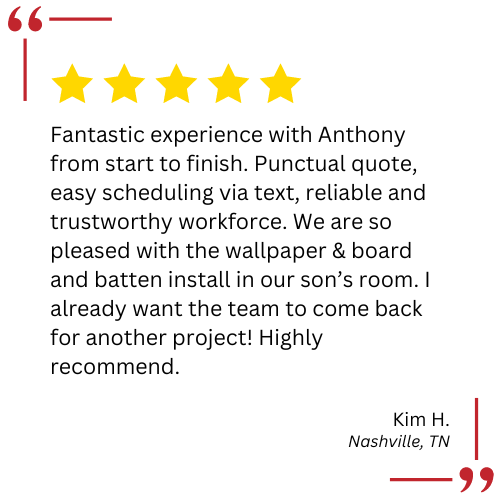 Fantastic experience with anthony from start to finish . punctual quote , easy scheduling via text , reliable and trustworthy workforce.