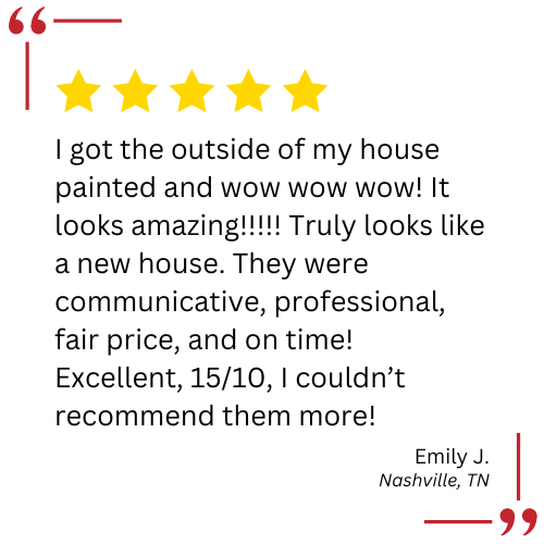 I got the outside of my house painted and wow wow wow ! it looks amazing !!! truly looks like a new house.