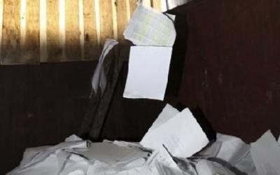 carta da ufficio al macero