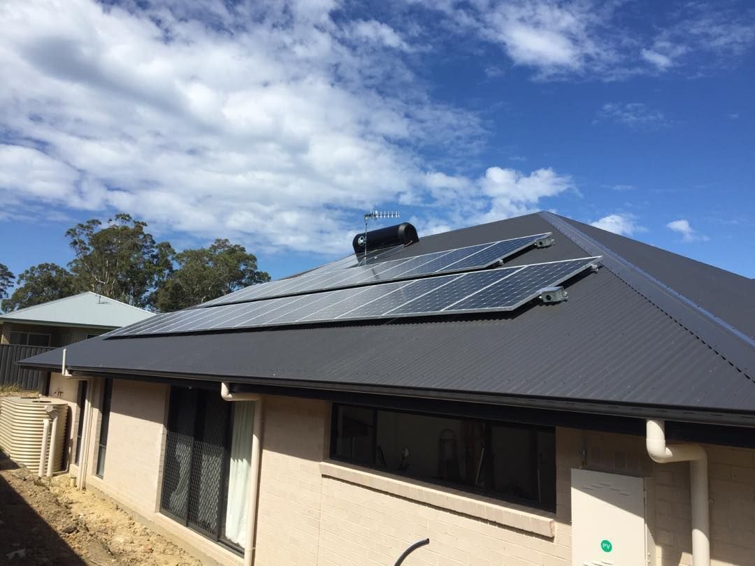 A House With Solar Panels on the Roof — Solarblu Pty Ltd in Kangaroo Valley, NSW