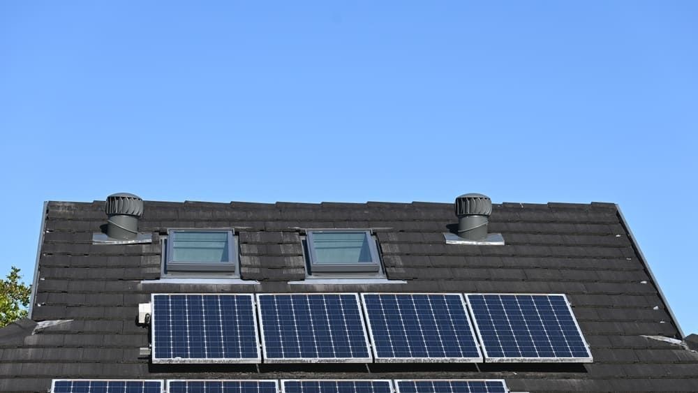 A Roof With A Lot Of Solar Panels On It — Solarblu Pty Ltd In Wollongong, NSW