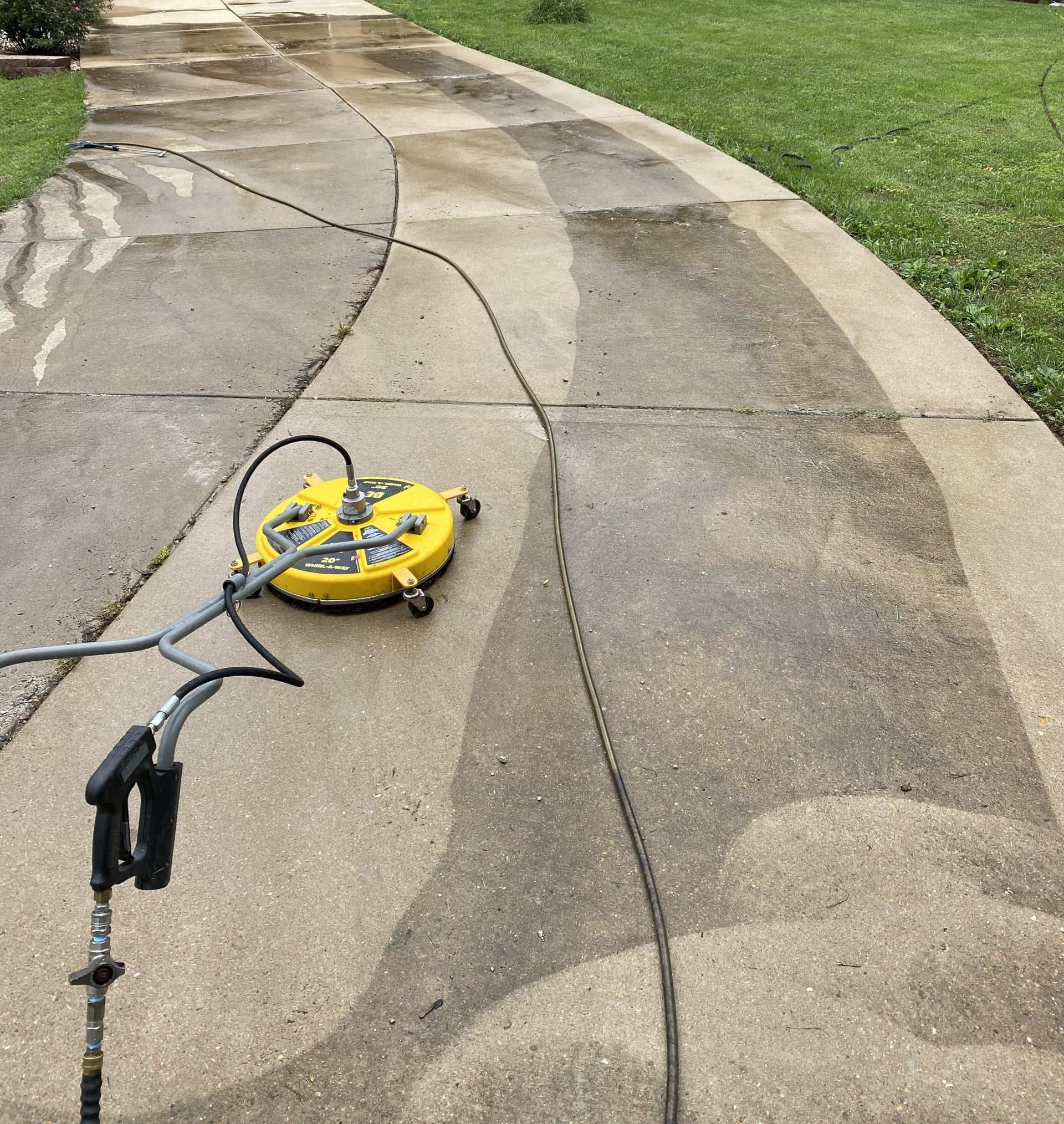 pressure washing
