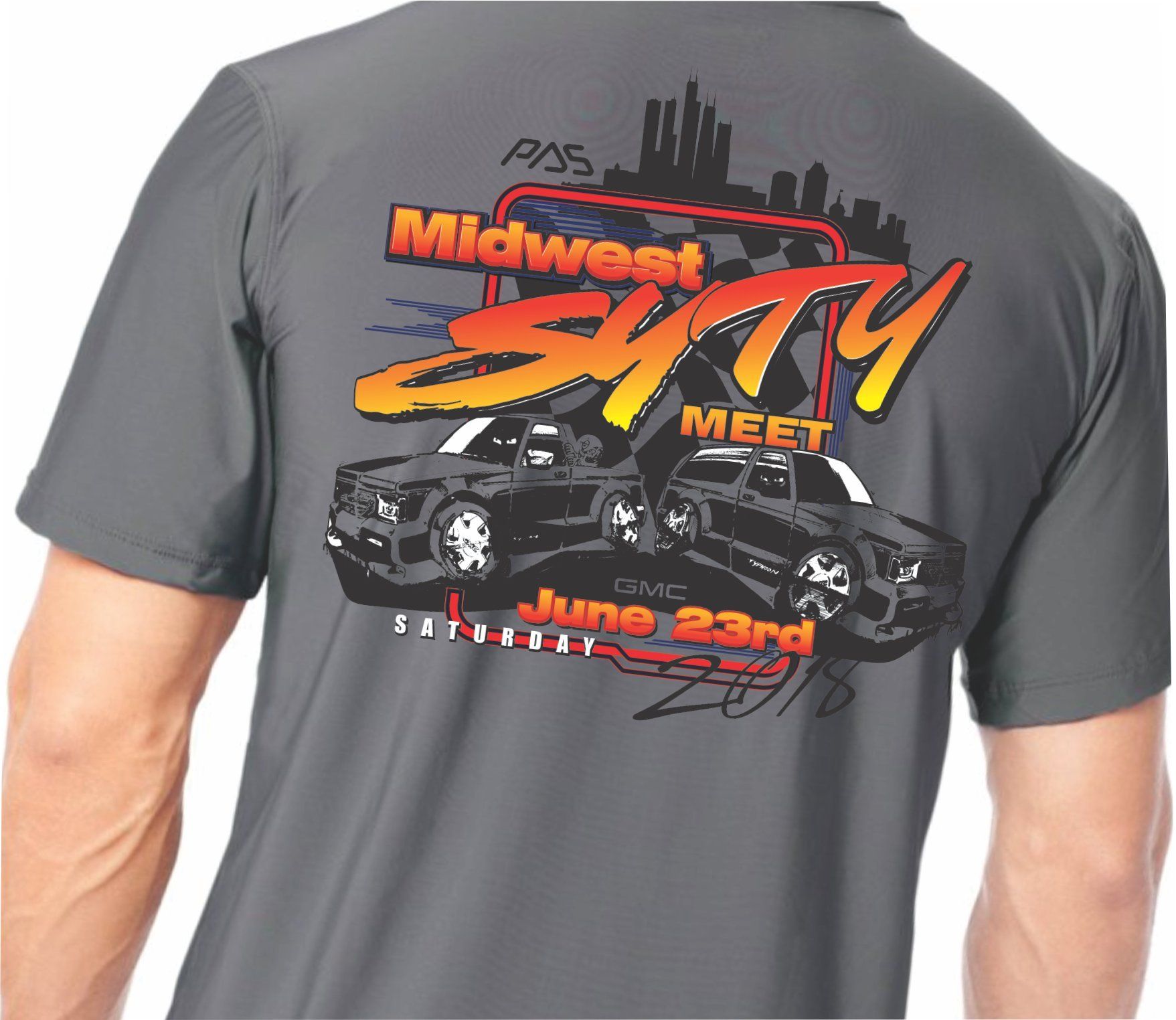 Midwest SyTy event shirt design