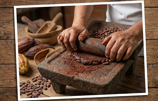 Comida y café colombiano: mercado, cocina tradicional, degustación, además plato y arepa con café en leña.