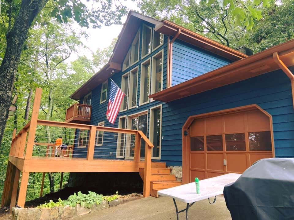 Deck and Home Siding