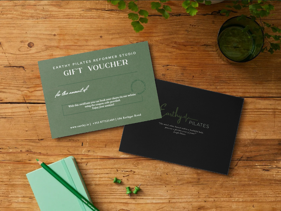 Gift Vouchers (€23, €70, €84, €123, €132, €168)