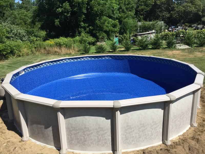 Round Pool - Pool Installation in Raynham. MA