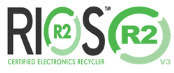 The logo for r2 certified electronics recycler v3