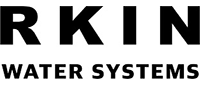 RKIN Water Systems logo in black text on a white background