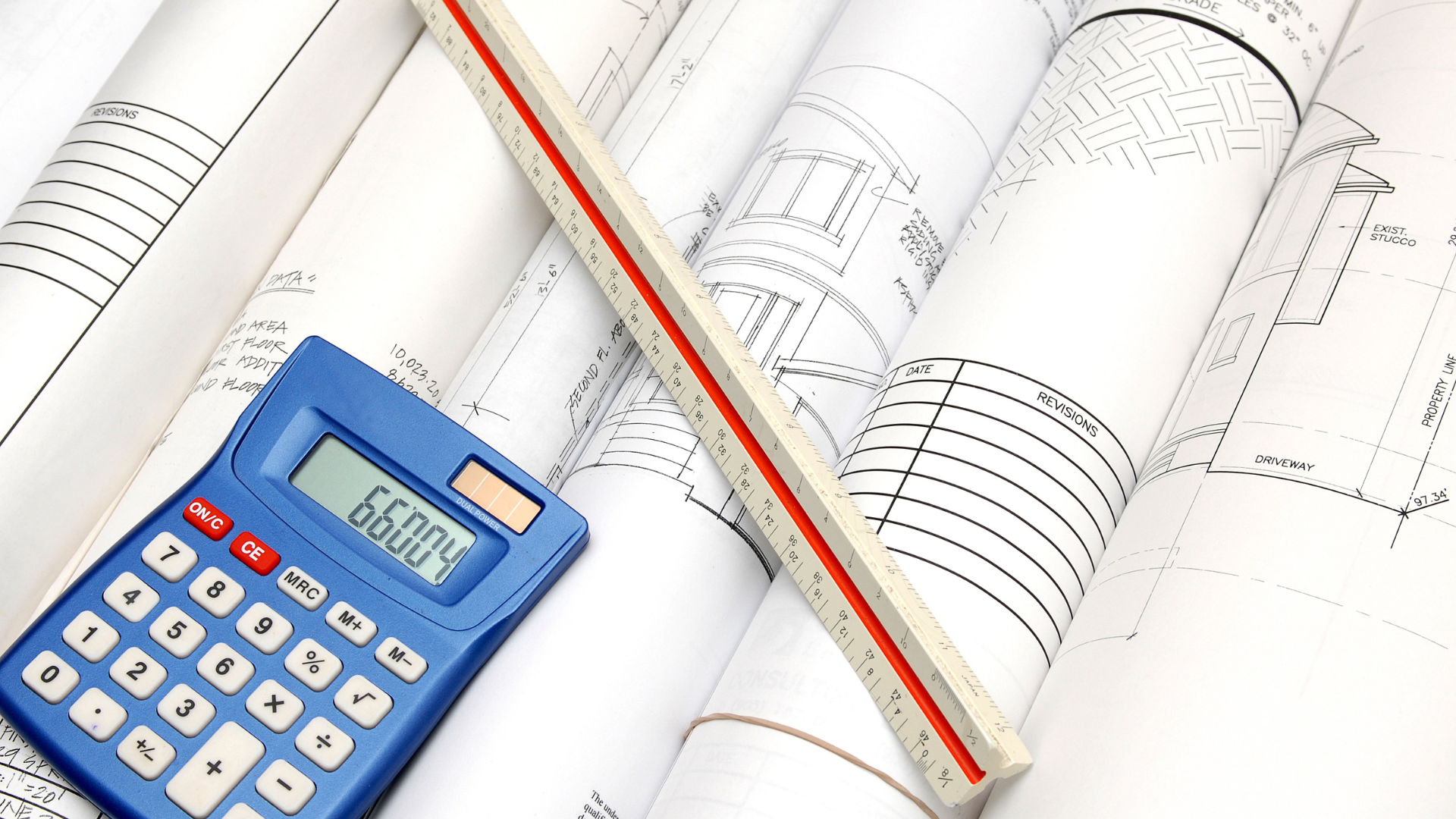 A blue calculator with the number 6600 on it