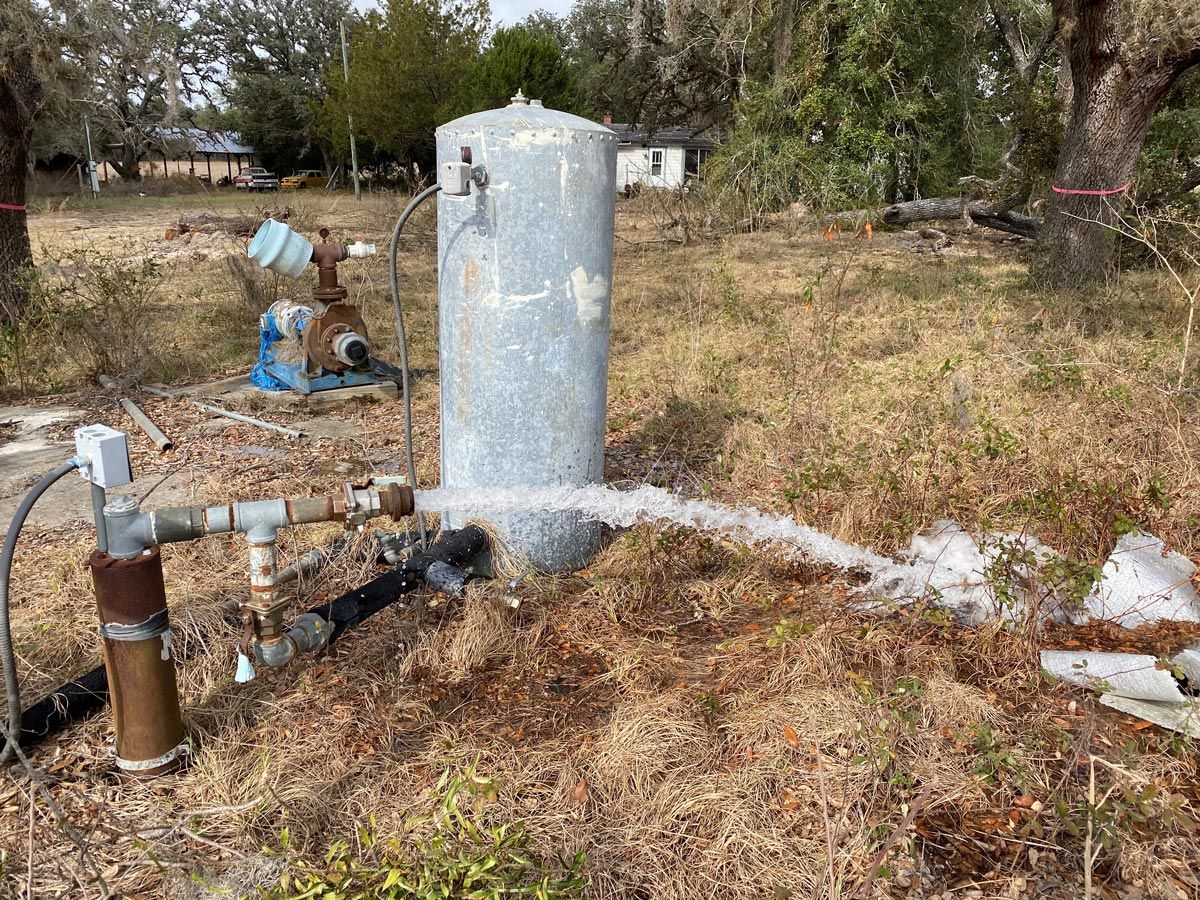 Water being Pumped — Archer, FL — Archer Pump Service Inc