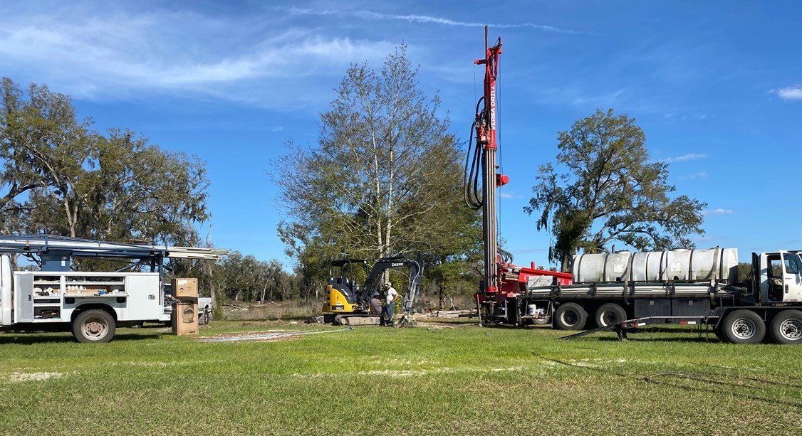 Excavator and Well Drilling Machines — Archer, FL — Archer Pump Service Inc