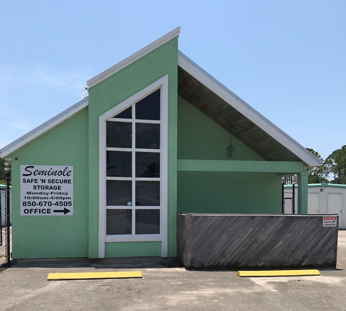 Exterior of the storage units - Crawfordville, FL - Seminole Self Storage
