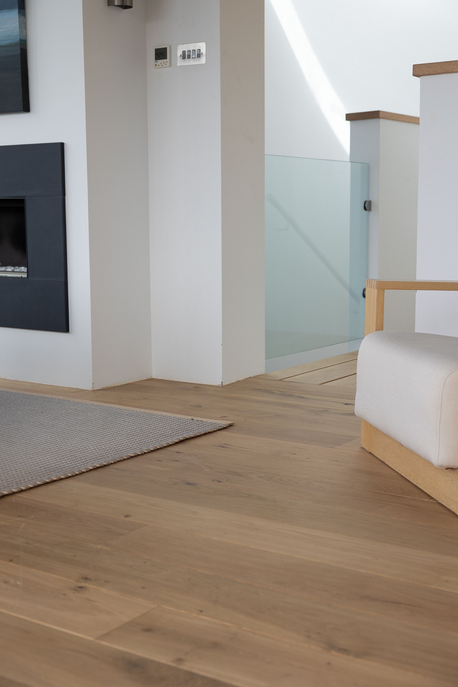 Sanded and varnished wood in Salcombe