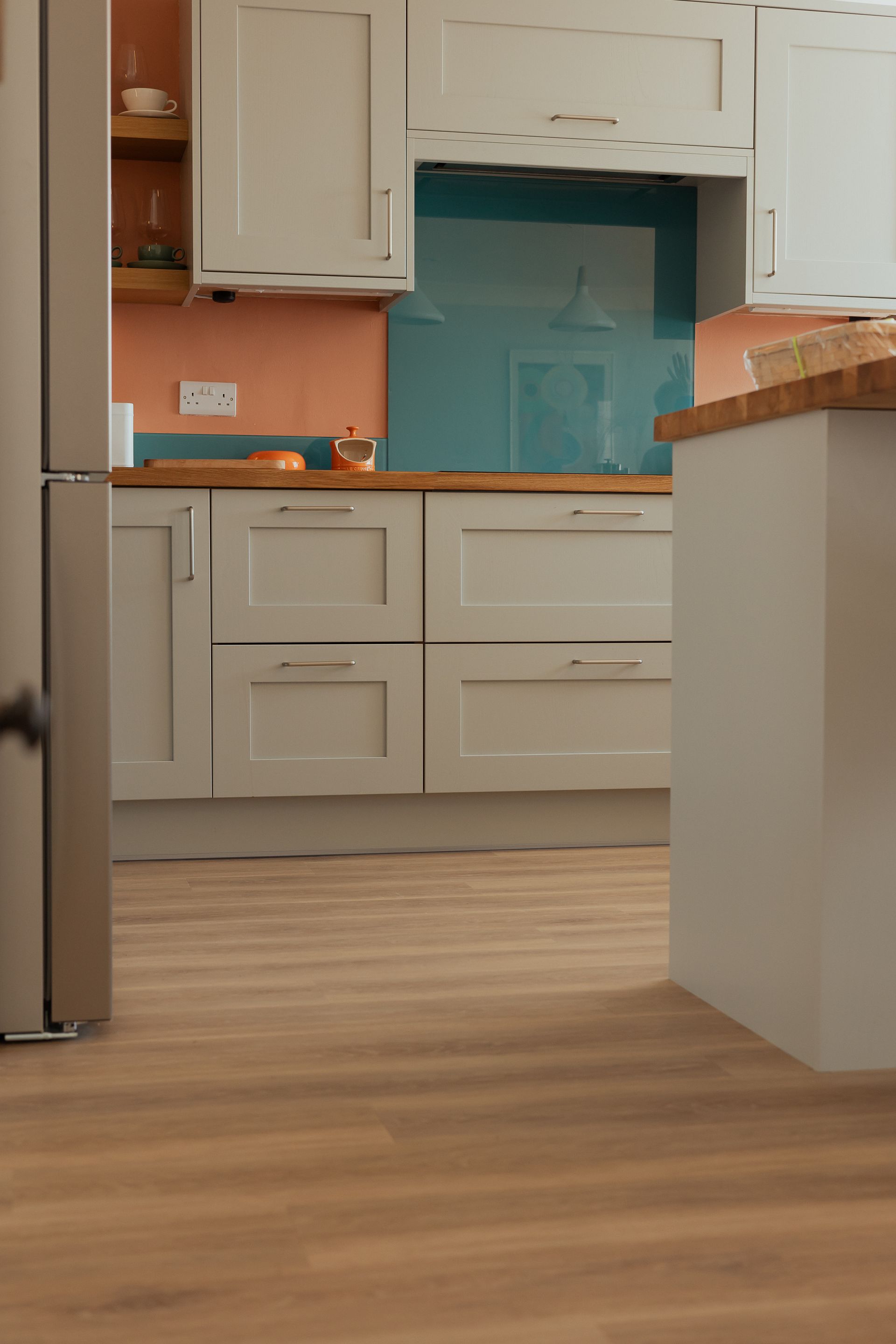 Amtico flooring in kitchen in the South Hams