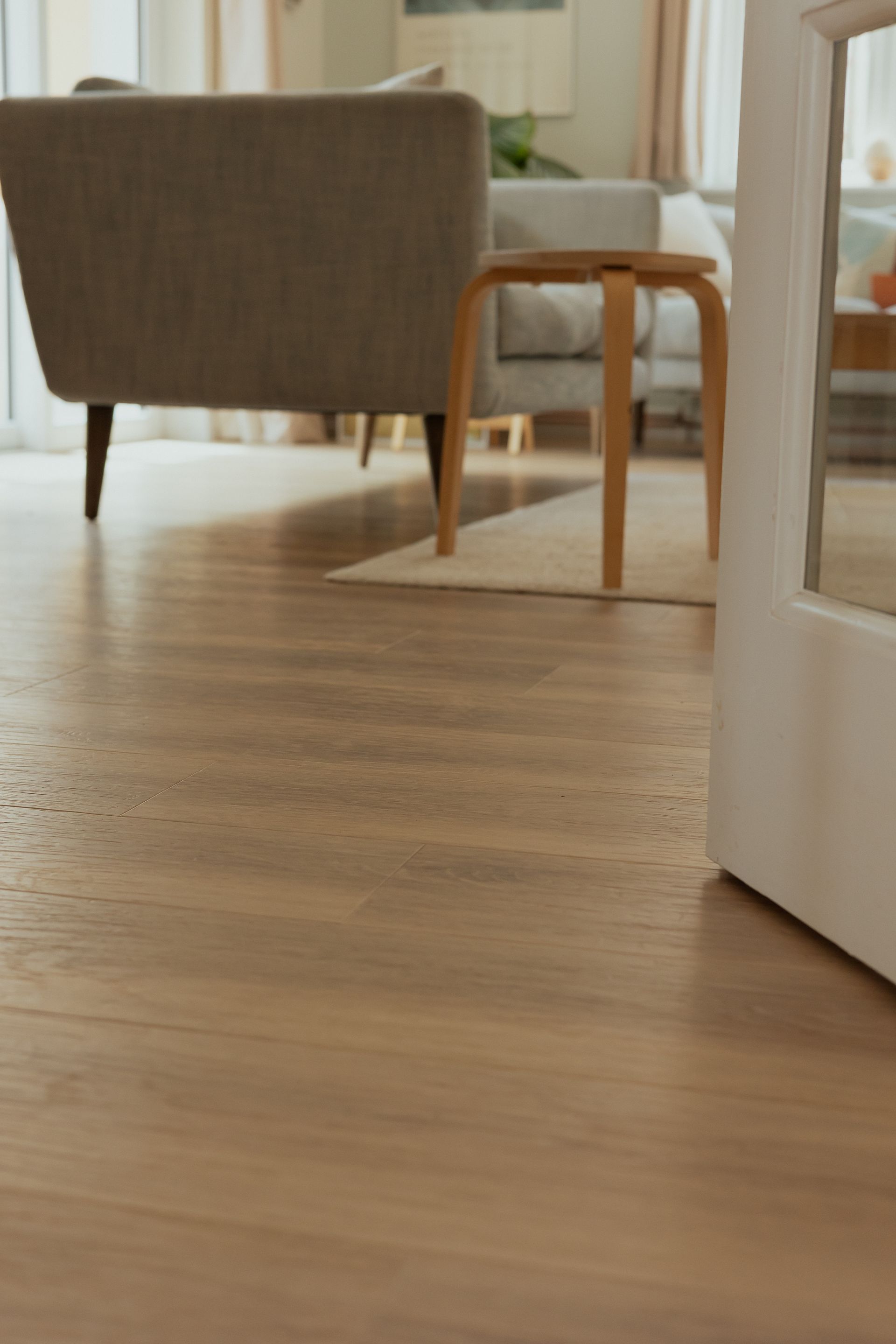 Amtico flooring in living area in the South Hams