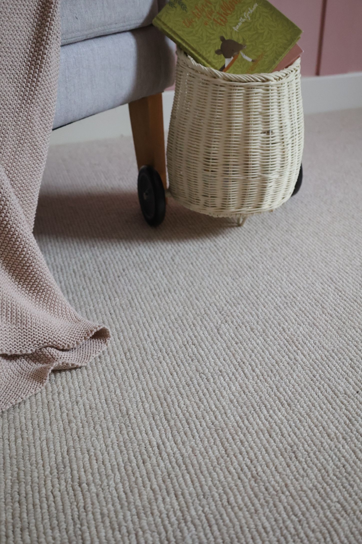 Brockways Wool carpet in children's bedroom