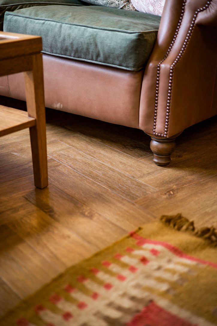 Amtico flooring in Thurlestone hotel lobby reception area
