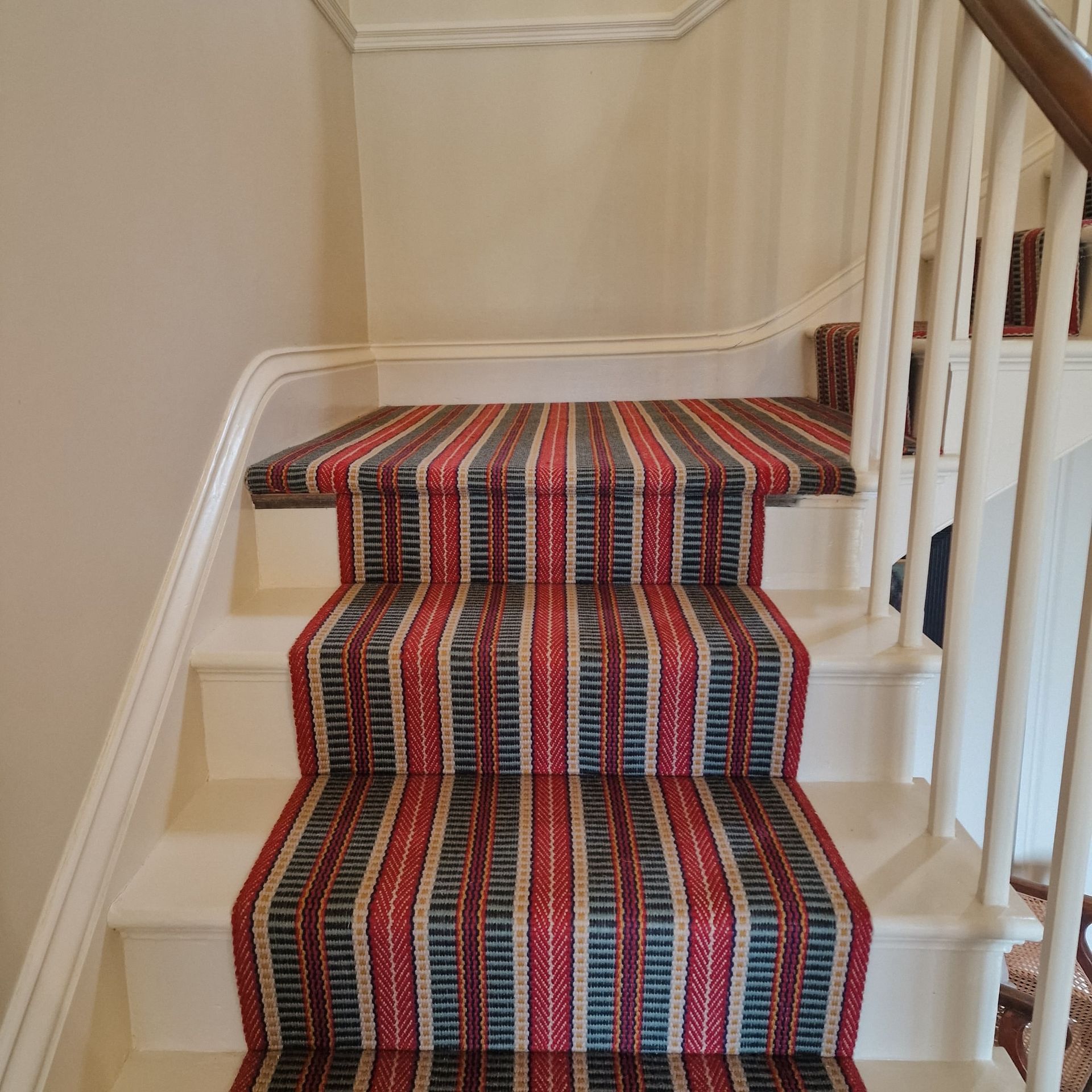 Roger Oates stair runner in South Hams