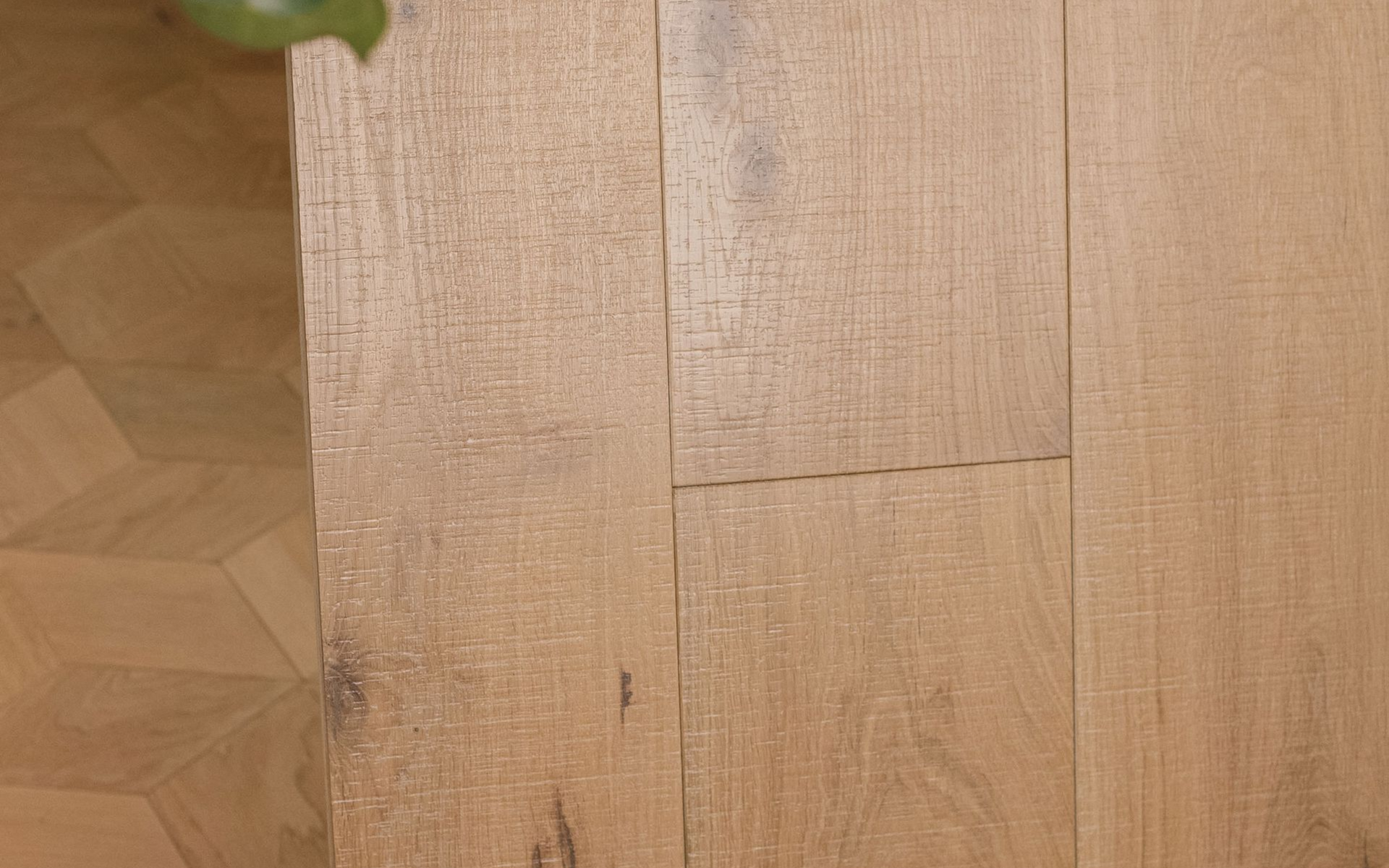 wide plank wood flooring in showroom South Devon