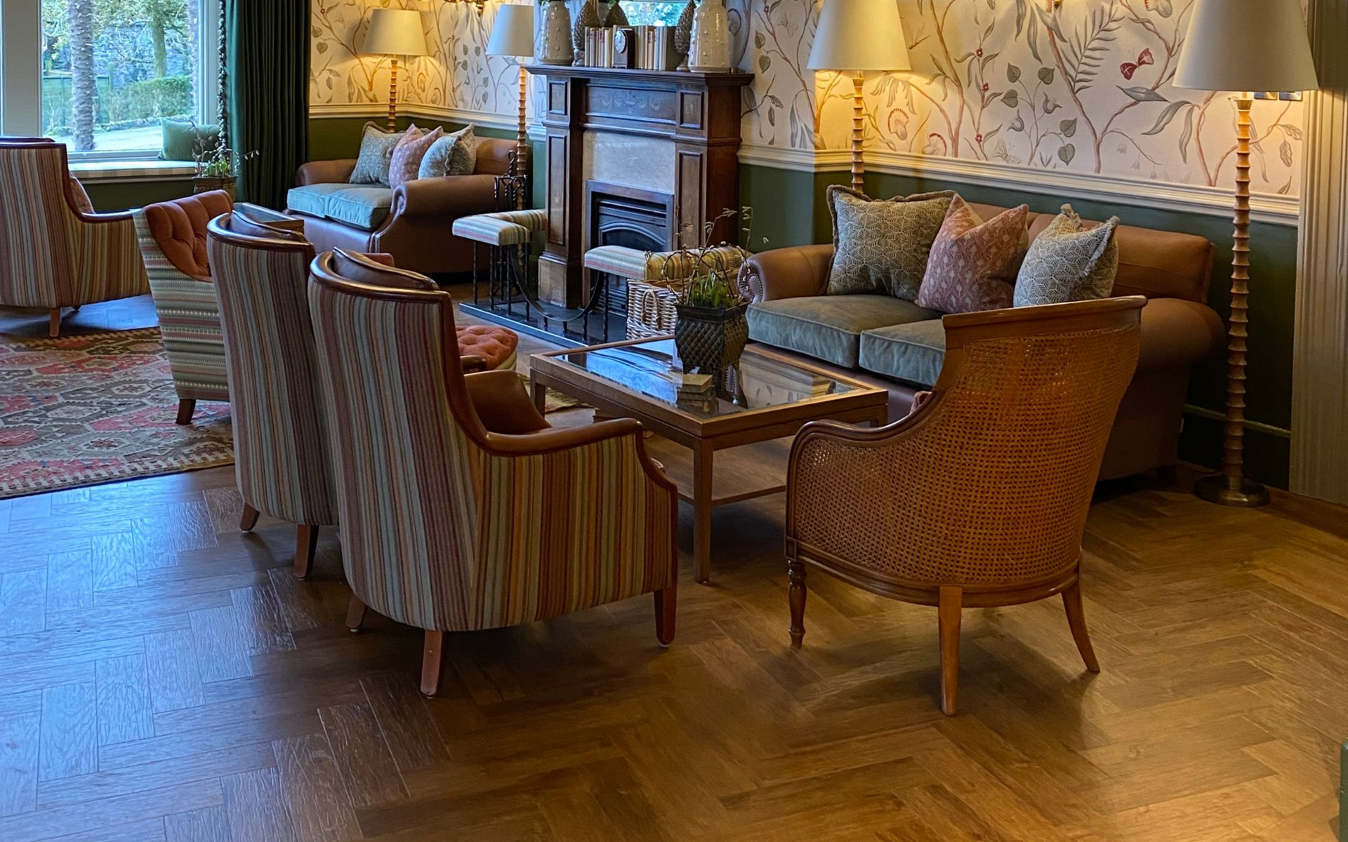 thurlestone hotel LVT installation