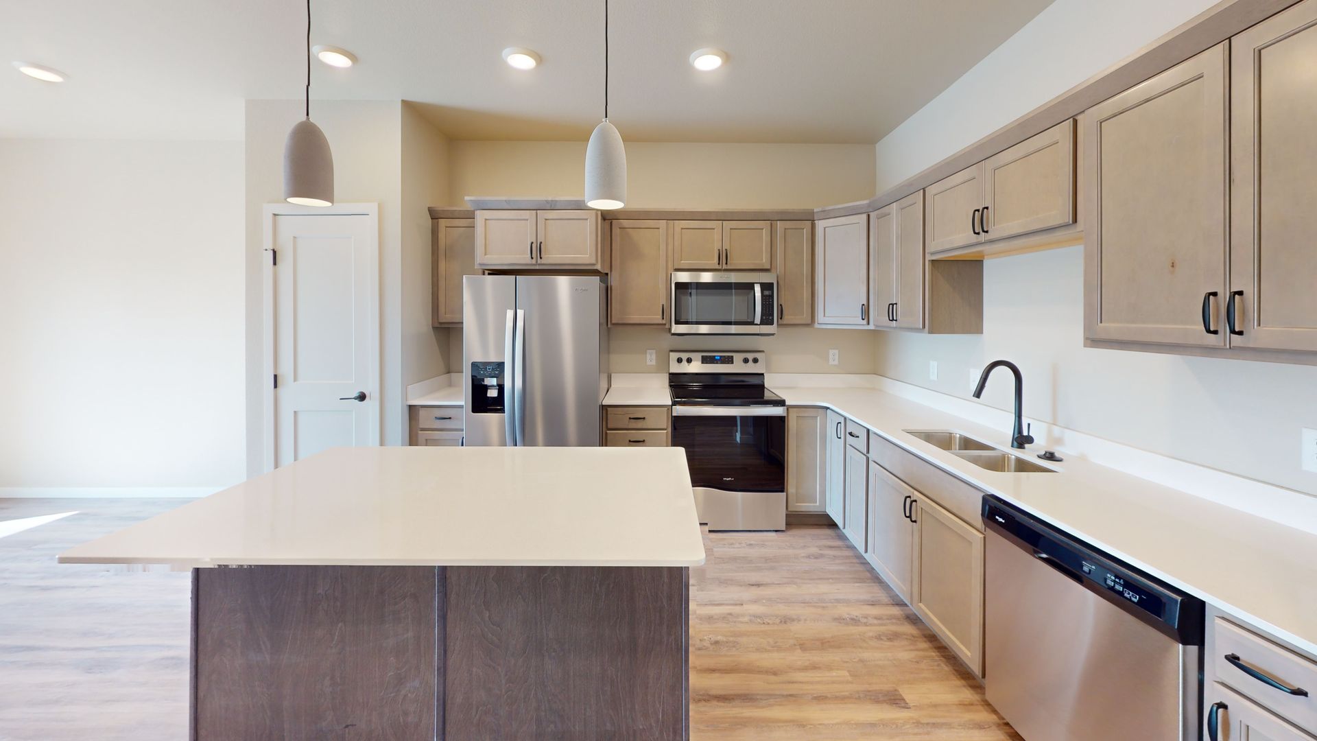 Image of kitchen in a unit at 10Bedrock