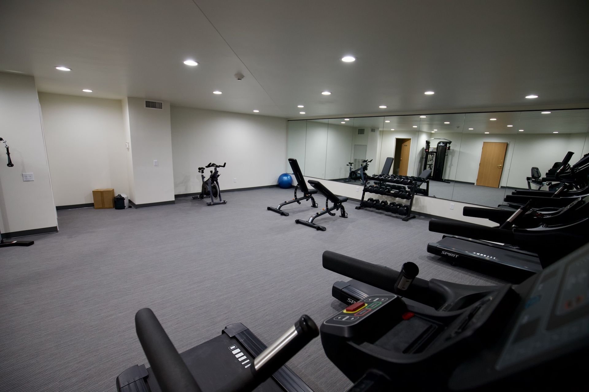 One of two newly remodeled fitness centers at Dakota Park with new equipment