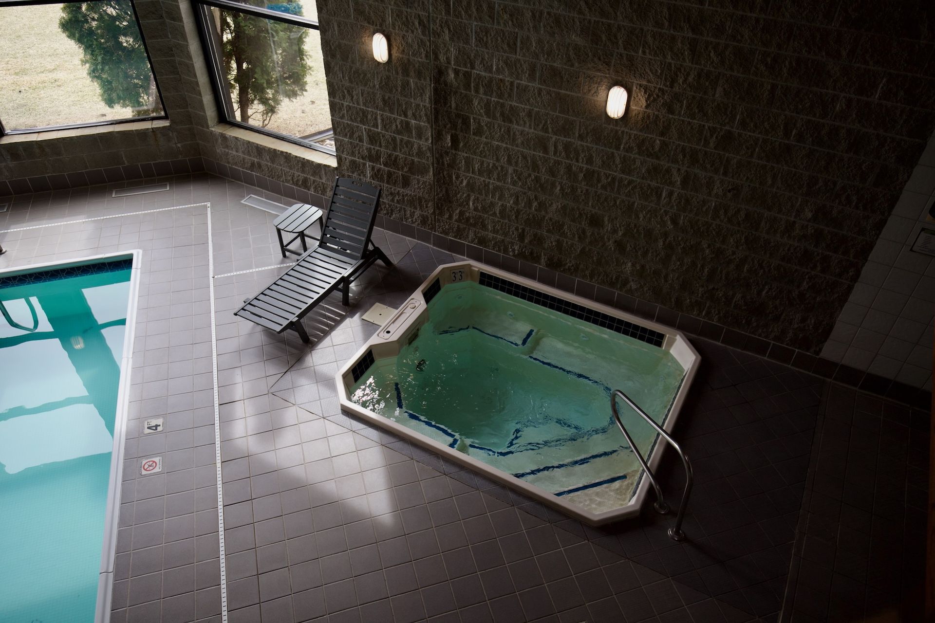 Hot Tub at Dakota Park as seen from the community room