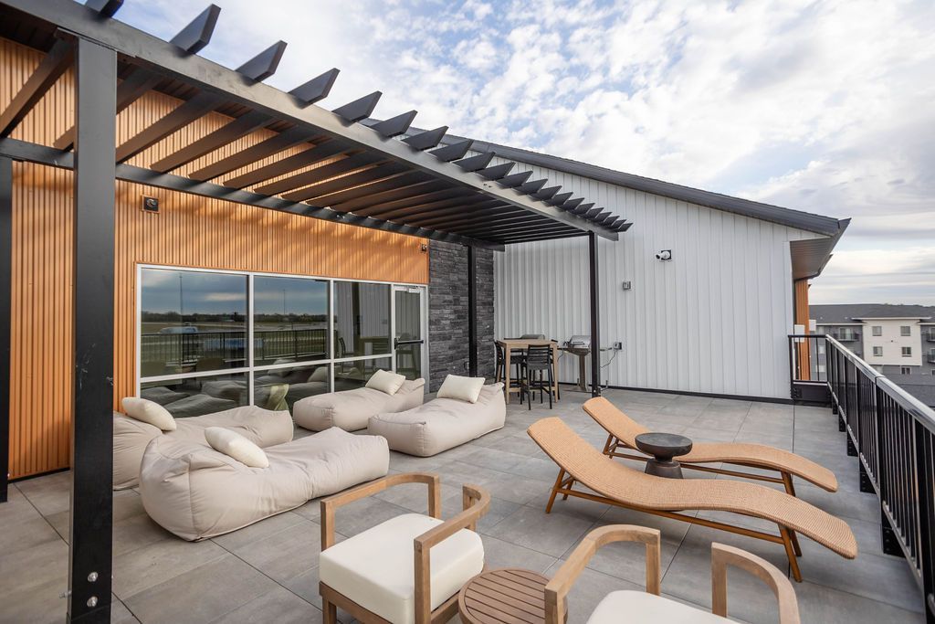 Rooftop Patio at The Teddy in Fargo, North Dakota 