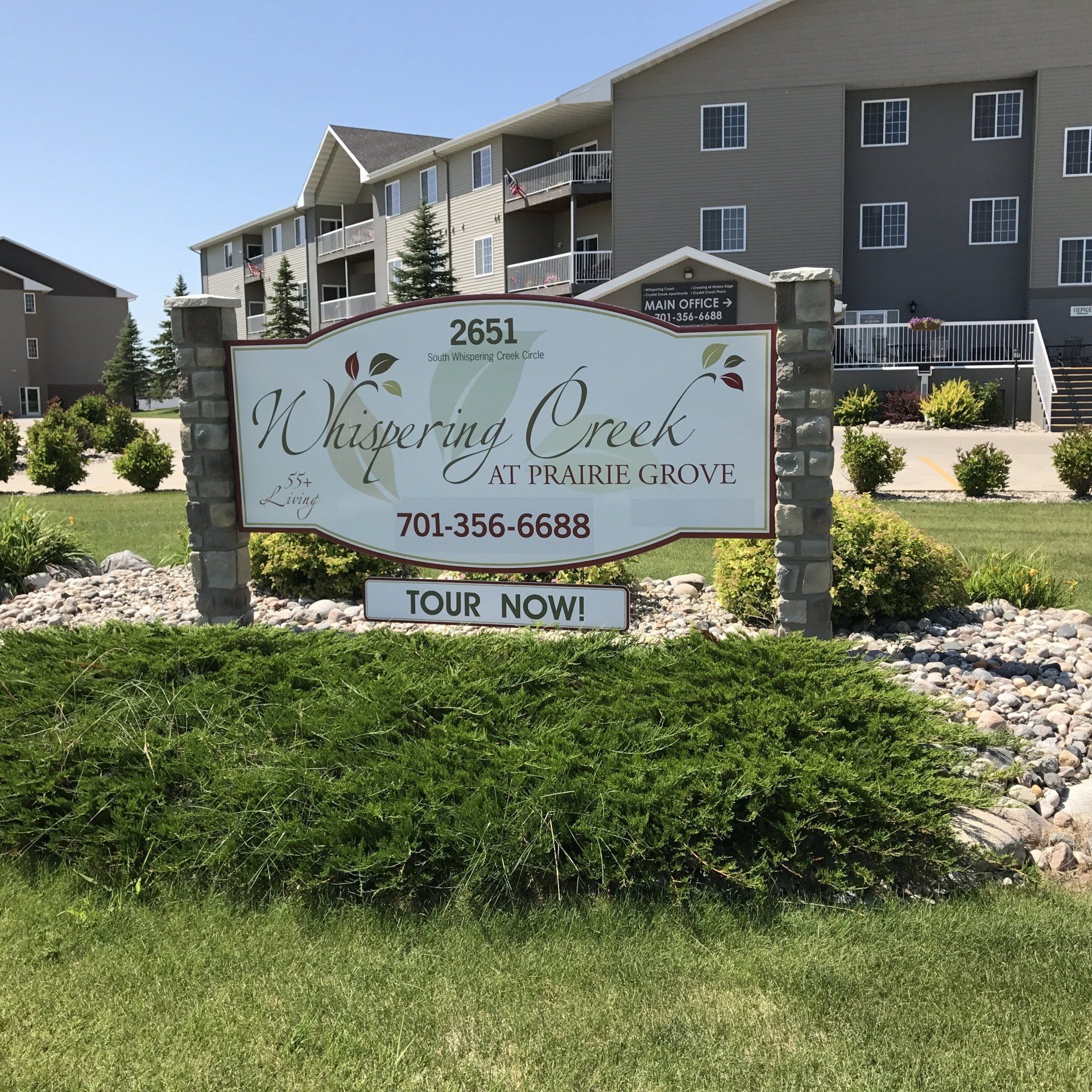 Whispering Creek is 55 and older independent living community in Fargo, North Dakota
