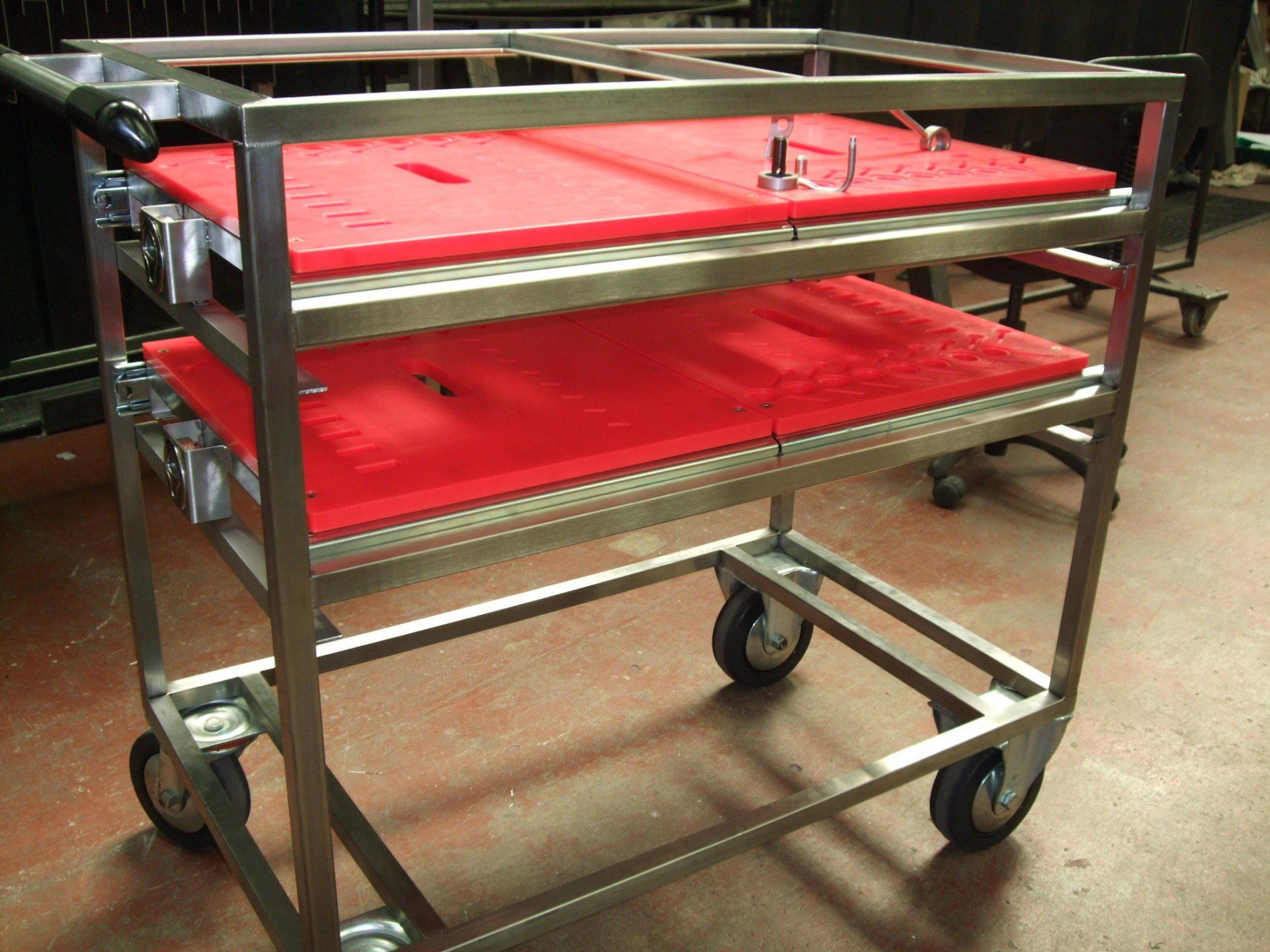 Cooler Nozzle Trolley | Metal Fabrications Projects | DGL Fabrications
