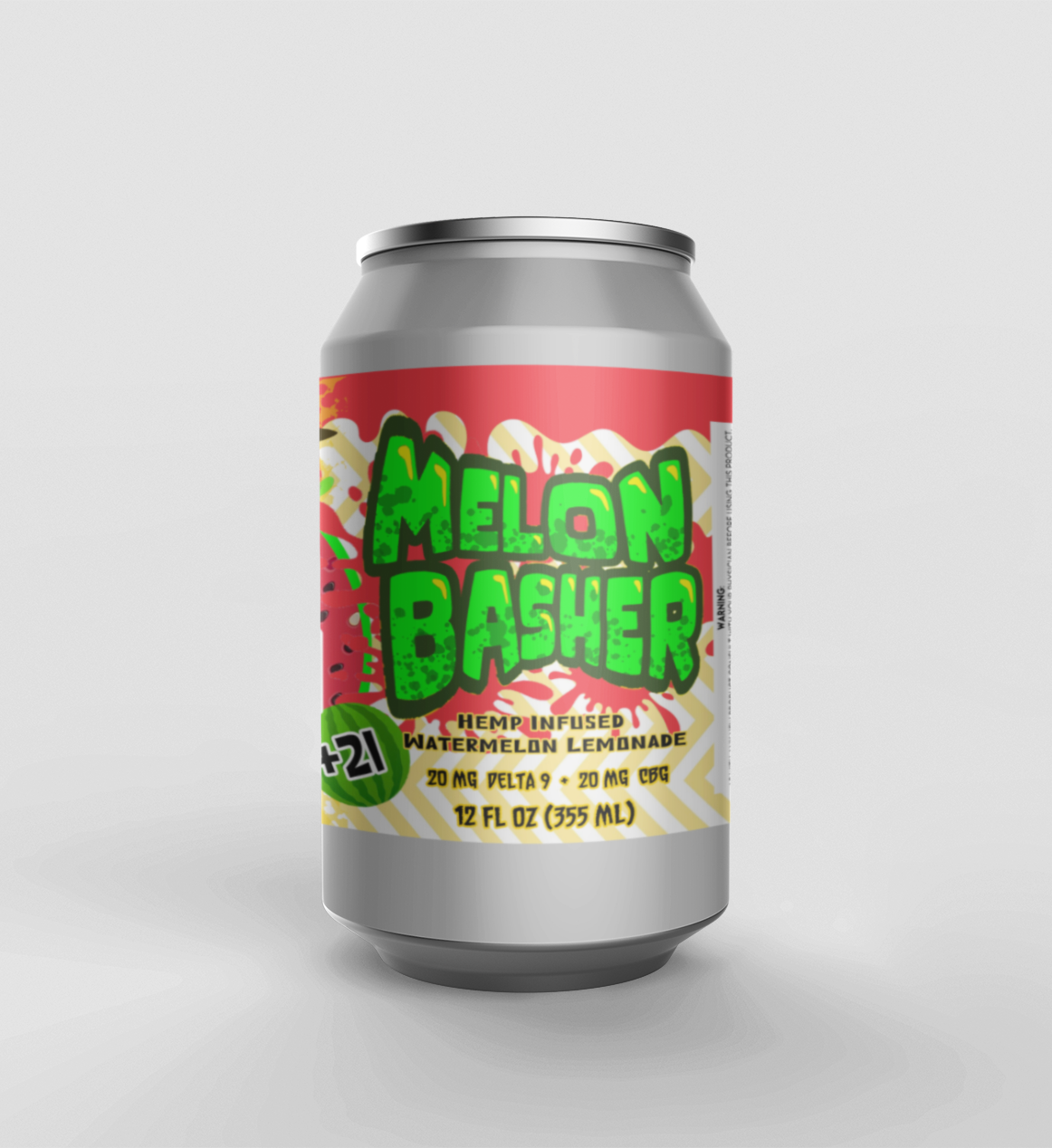 Purrple Alien THC drink - Melon Bahser, now available at Hangover Street in Texas